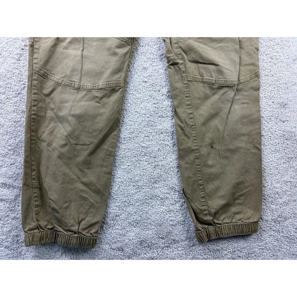 Ocean‎ Current Pants Mens XL Khaki Jogger Drawstring Moto Biker Stretch Casual